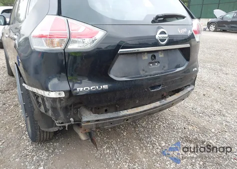 2015 Nissan Rogue S из США, поврежденный, VIN KNMAT2MV5FP537850